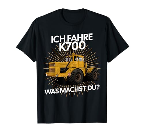 Kirowez K701 Kirowetz K700 Traktor T-Shirt Schwarz Frauen Klein EU 38-40 von Kirowez K701
