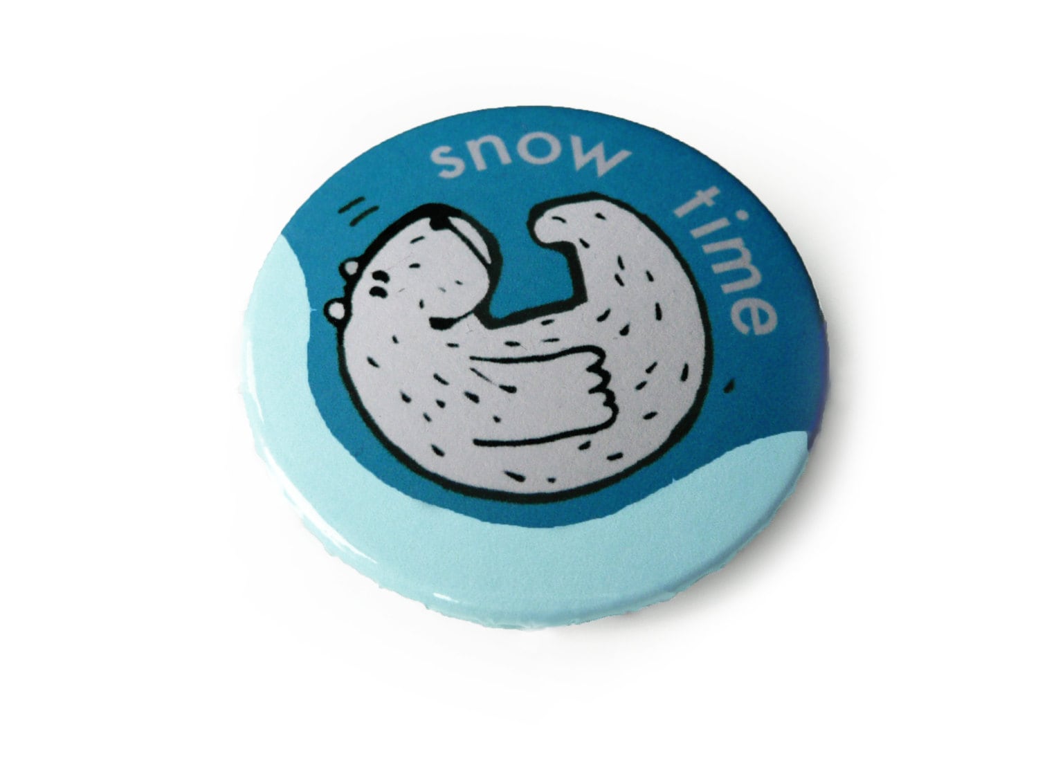 Snow Time, Flaschenöffner, Button, Magnet Oder Taschenspiegel von KirschbluetenTsunami