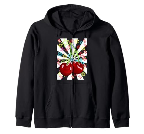 Kind Kinder Mädchen Retro Obst Sommer Kirsche Kirschen 80er Kapuzenjacke Kind Kinder Mädchen Retro Obst Sommer Kirsche Kirschen 80er Kapuzenjacke von Kirschen Obst Kirsche 80er 90er Natur