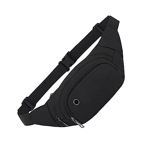 Kisangel Laufgürtel Bauchtasche Für Damen Und Herren Outdoor-hüfttaschen Kopfhörerloch Sport-hüfttasche Zum Wandern Joggen Camping Workout von Kisangel
