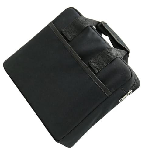 Kisangel 1 Stück Tragbare Aufbewahrungstasche Wasserdichter Organizer für Gitarreneffekte Schwarz Robuste Schale mit Weichem Innenfutter zum Schutz vor Kratzern und Stößen für Musiker und von Kisangel