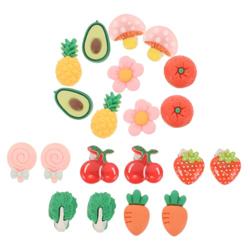 Kisangel 10 Paare Clip Ohrringe Blumen Design Schmerzfrei zu Haut Für Mädchen Ohne Ohrloch Sicherer Ohrklipser Niedlich Für Kleinkinder und Schüler von Kisangel