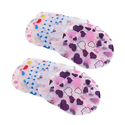 Kisangel 10stücke Badehut Für Junge Mädchen Und Junge Mädchen Duschhauben Haarschutzkappen Badekappe Badehut Zum Duschen Oder von Kisangel