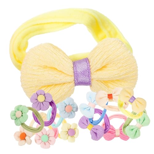 Kisangel 12stücke Elastische Haar Seile Bogen Haar Krawatten Für Kleinkinder Junge Mädchen Mädchen Aus Gummiband Für Feines Pferdeschwanzhalter von Kisangel