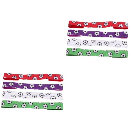 Kisangel 2 Sätze Teiliges Sport Haarband Elastische Rutschfeste Stirnbänder Für Yoga Fußball Und Candy Farben Schweißabsorbierend Komfortabel Und Vielseitig Einsetzbar 4 Stücke * 2 von Kisangel
