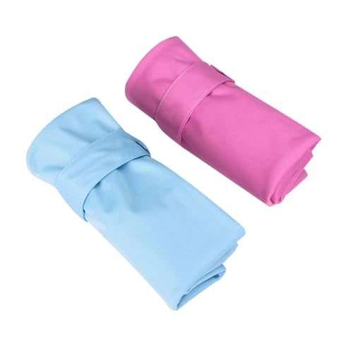 Kisangel 2 Stück Doppelte Wickelbeutel Wasserdicht Nass Taschen Neugeborenes Windeln Trockentasche Wickeltasche Windelbehälter Flaches Tuch von Kisangel