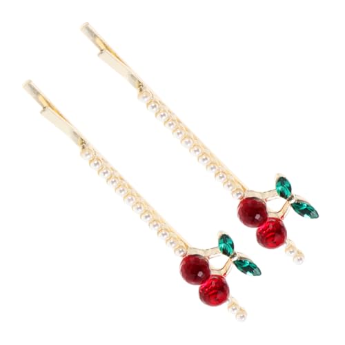 Kisangel 2 Stücke Stilvolle Kirsche Strass Haarnadel Dekorative Haar Clips Für Frauen Hochzeit Haar Zubehör Mode Metall Haarnadeln Kisangel 2 Stücke Stilvolle Kirsche Strass Haarnadel Dekorative Haar Clips Für Frauen Hochzeit Haar Zubehör Mode Metall Haarnadeln von Kisangel
