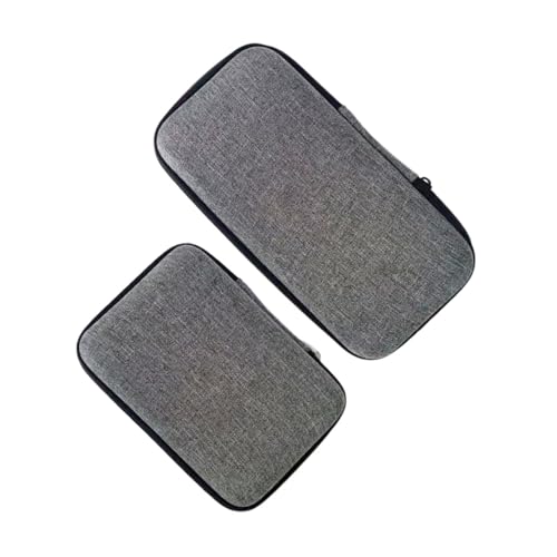 Kisangel 2 Stück Microphone Storage Bag Wasserfeste Organizer Taschen für Digitale Produkte Kompakte Aufbewahrungstaschen für Kabel Adapter Powerbank Geeignet für Mikrofone Kopfhörer von Kisangel