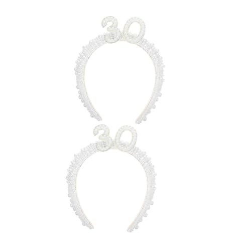 Kisangel 2stücke Geburtstagskopfschmuck Für Frauen Dekoratives Stirnband Party-haardekorationen Stirnbänder Für Frauen Geburtstags-haaraccessoires von Kisangel