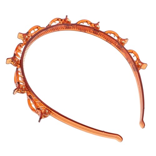 Kisangel 2 Stück Sport Stirnband Clip-stirnband Clip-stirnbänder Für Frauen Koreanische Haarzusätze Stirnband Zum Drehen Und Befestigen Haarband Mit Clips Haarnadeln Plastik von Kisangel
