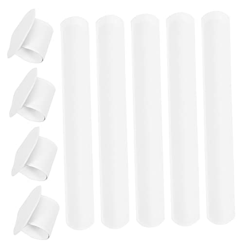 Kisangel 20 Stck Teiliges Weißes Klatscharmband Leere DIY Schnapparmbänder aus Robustem PVC Vielseitig für Kindergeburtstag Party Freundschaftsarmbänder Individuell Gestaltbar Langlebig von Kisangel