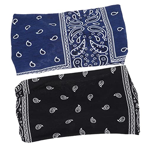 Kisangel Schlauchboot 2st Stirnband Knopf Elastischer Turban Yoga-stirnbänder Für Frauen Bandeau-stirnbänder Böhmische Haarbänder Stirnbänder Für Sportliche Damen Bilden Stoff Blumen von Kisangel