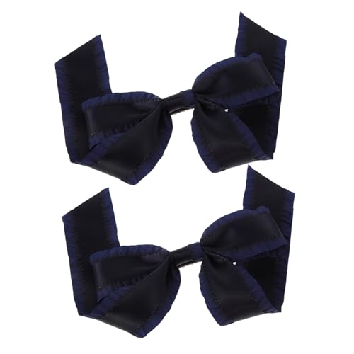 Kisangel 2stücke Dunkelblaue Haarschleifen Mit Clip Haarschmuck Für Frauen Und Mädchen Haaraccessoires Für Verschiedene Anlässe von Kisangel