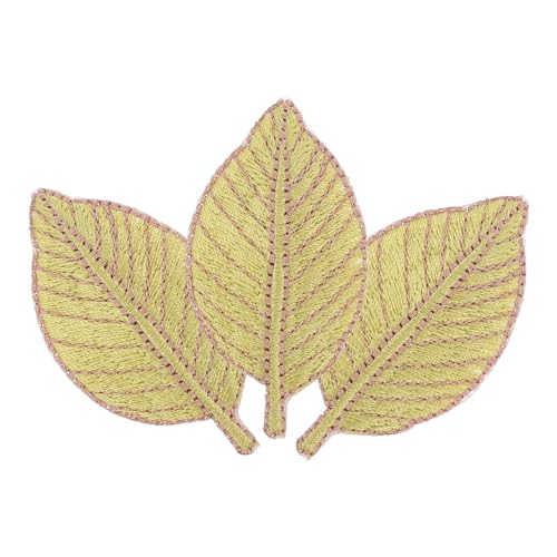 Kisangel 3 Stück grüne Blatthaarnadel Frauenclip Haarspangen für dickes Frauenhaar Styling hinterlässt Haarspangen Frauen Haarzubehör Haarspange für Damen Stoff Light Green von Kisangel