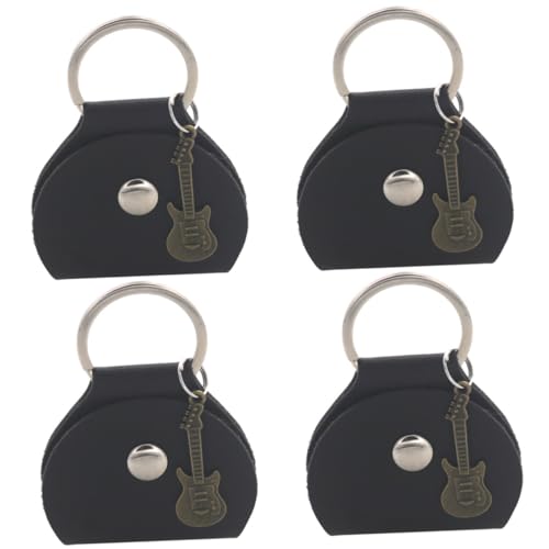 Kisangel 4 Sätze Pick-Tasche Gitarre Schüttgut Schlüsselbund Gestell Finger Einfach Zugang Akustisch Uv Halter Inhaber Schlüsselanhänger Plektrum-Organizer Schwarz Pu 4 Stück * 4 Kisangel 4 Sätze Pick-Tasche Gitarre Schüttgut Schlüsselbund Gestell Finger Einfach Zugang Akustisch Uv Halter Inhaber Schlüsselanhänger Plektrum-Organizer Schwarz Pu 4 Stück * 4 von Kisangel