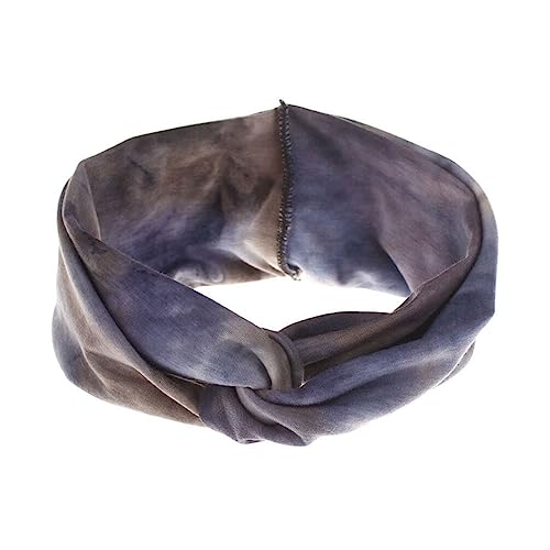 Kisangel 4 Stück Haarbänder Für Damenhaar Make-up-haarband Kopfbedeckungen Für Damen Stretch-stirnbänder Für Frauen Boho-haargummis Sport-stirnbänder Für Damen Fräulein Tie-dye Stirnband von Kisangel