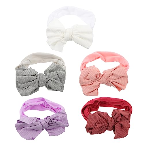 Kisangel 5 Stück Teiliges Weicher Nylon Haarbänder mit Schleifen für Neugeborene und Kleinkinder Atmungsaktive Elastische Kopfbedeckung für Fotos und Weiß Weinrot Rosa und Lila Kisangel 5 Stück Teiliges Weicher Nylon Haarbänder mit Schleifen für Neugeborene und Kleinkinder Atmungsaktive Elastische Kopfbedeckung für Fotos und Weiß Weinrot Rosa und Lila von Kisangel