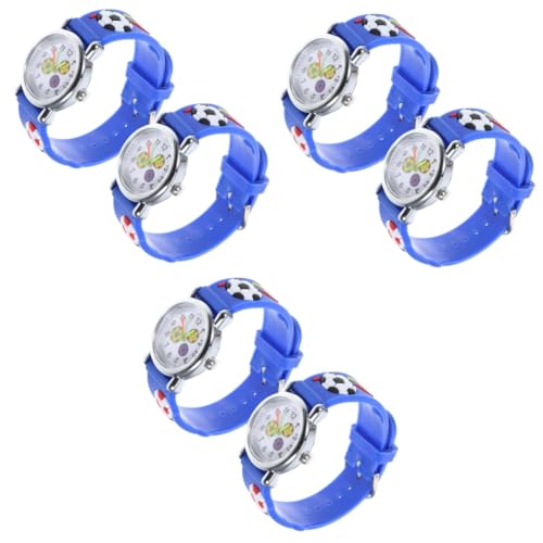 6 STK kinderuhren Armbanduhr Kinder kindersmartwatchuhr watsch Uhr Kinder Kinderuhr Metall dartscheibe Kinder Achten Sie auf Kinder Kinderarmbanduhr Karikatur Anschauen männlich von Kisangel