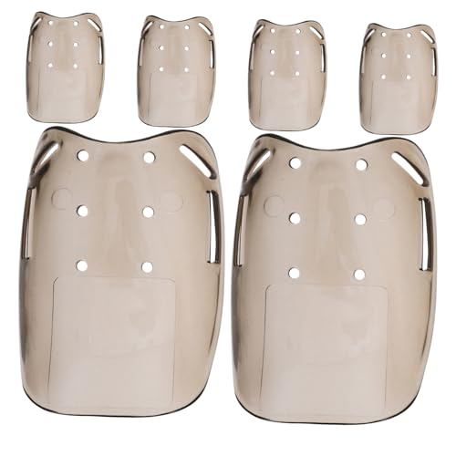 Kisangel 6 Stück Schuhe Spitzschutz Stiefel Schuhschützer Anti Verschleiß Fußpflaster Stiefel Zehenschutz Schuhschutz Schützende Schuhabdeckung Schuhzehenschutzabdeckung Zehenschutz Abs von Kisangel