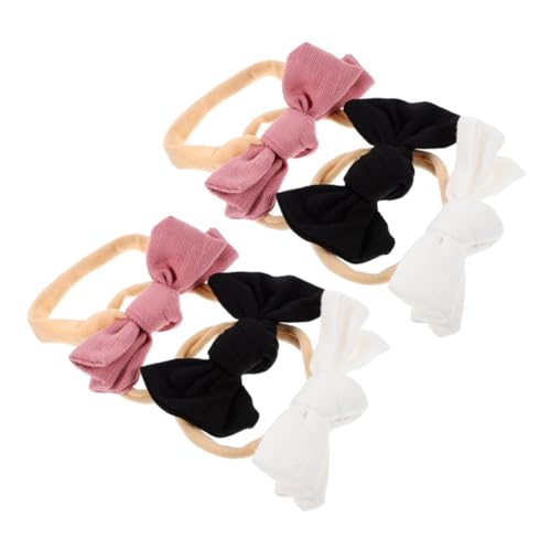 Kisangel 6Stücke Haarbänder mit Schleife Elastische Kopfbedeckung für Stilvolle Haarschmuck für Kleinkinder Ergonomisches Design für Besondere Kisangel 6Stücke Haarbänder mit Schleife Elastische Kopfbedeckung für Stilvolle Haarschmuck für Kleinkinder Ergonomisches Design für Besondere von Kisangel