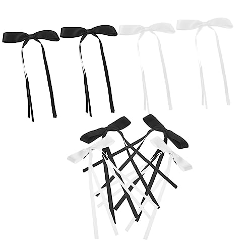 Kisangel 8 Stck. Schleife Haarnadel Haarzubehör Geformt Haarbogenklammern Gelbe Haare Gut Bögen Schwarze Haarschleife Haarschmuck Für Damen Styling Mädchen Haarklammern Clips Spitze von Kisangel