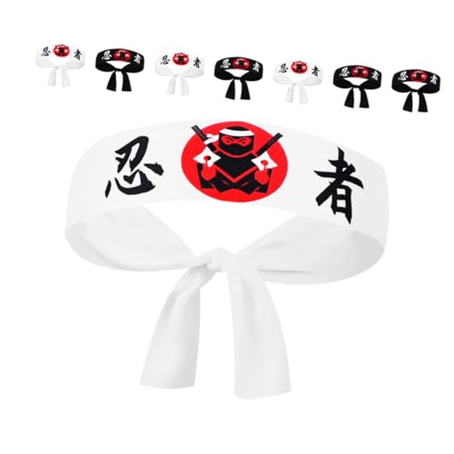Kisangel 8-Teiliges Stirnband Koch-Bandana Karate-Zubehör Stirnbänder Koch-Zubehör Für Männer Sushi-Party-Dekorationen Karate-Stirnband Koch-Kopfwickel Hibachi-Mütze Kopftuch Aus Kisangel 8-Teiliges Stirnband Koch-Bandana Karate-Zubehör Stirnbänder Koch-Zubehör Für Männer Sushi-Party-Dekorationen Karate-Stirnband Koch-Kopfwickel Hibachi-Mütze Kopftuch Aus von Kisangel