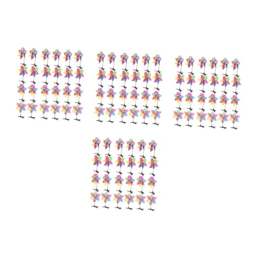 Kisangel 96 Stck Teiliges Pinwheel Haarklammer für Damen und Mädchen Robuste Duckbill Haarspangen Bunte Windrad Haarspangen Geeignet für Verschiedene Frisuren und Alltag Komfortabel und von Kisangel