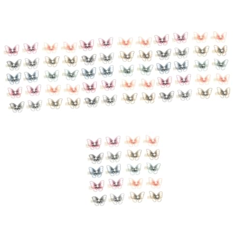 Kisangel Zopfhaar-Accessoires 96 Stk Drei Dimensionale Schmetterlings Haars Pange Kawaii Haarschmuck Haarspangen Für Kinder Kinder-schmetterlings-haarnadeln Fee Haarspangen Pailletten Baby von Kisangel