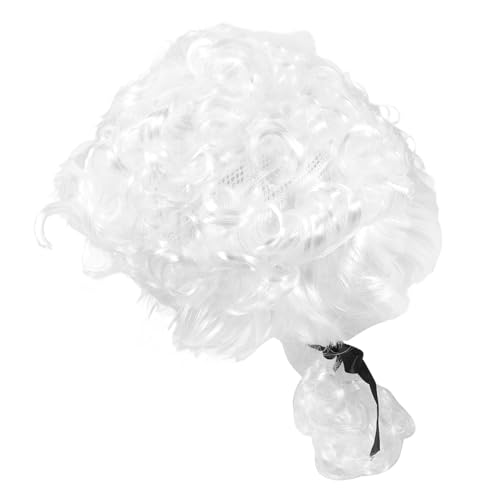 Kisangel Cosplay Perücke Herren Richter Kostümperücke für Auftritte Leicht Atmungsaktiv Wiederverwendbar Geeignet für Halloween und Karneval von Kisangel