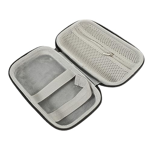 Kisangel Elektronik Organizer PU Leder Aufbewahrungstasche für Mikrofone und Ladegeräte Reiseetui für Mobile und Ohrhörer und Leicht für Reisen und Geschäftsreisen von Kisangel