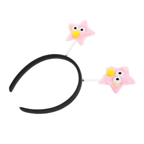 Kisangel Flauschiges Stern Haarband für Halloween Neujahr und Partys Plüschige Kopfbedeckung Vielseitig und Bequem für Festliche Anlässe und Mottopartys von Kisangel