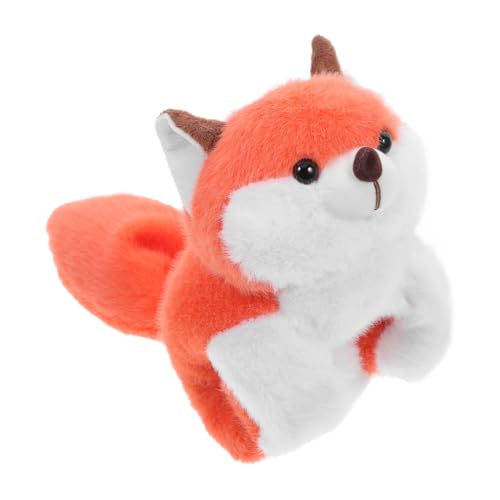 Kisangel Fuchs Plüschtier Schnapparmband Kuscheliges Slap Armband für Erwachsene Weiches Tierarmband für Partys und Geburtstage von Kisangel