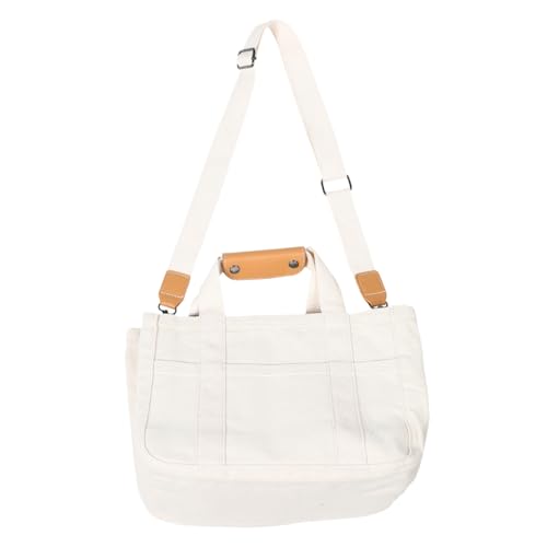 Kisangel Große Canvas Schultertasche für Mütter Vielseitige Mom Tote Bag mit Geräumigem Innenfach Stilvolle Wickeltasche Geeignet für Kinderwagen und Alltag von Kisangel