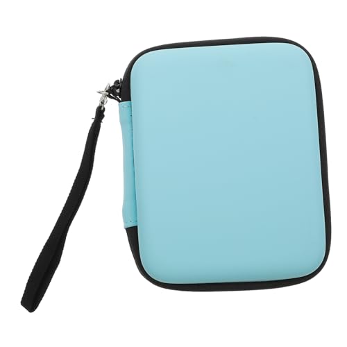 Kisangel Große Kapazität Gitarrenplektrum Aufbewahrungstasche PU Material Langlebig Tragbar für Gitarren Ukulelen Musiker Zubehör Organizer Bag von Kisangel