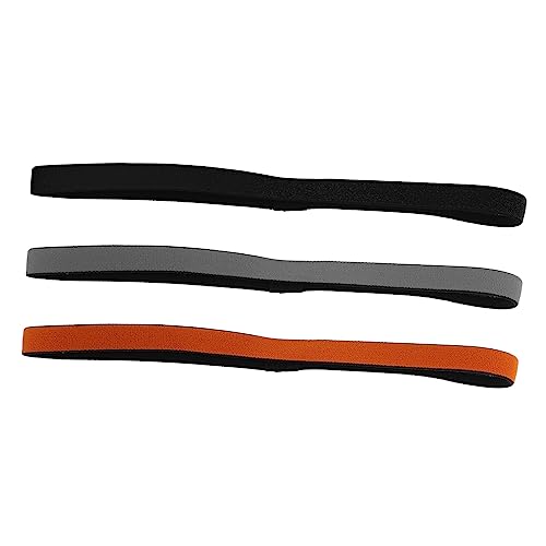 Kisangel Herren Sport Stirnband Set Elastisches Schweißband Stirnbänder - Silikon Für Training von Kisangel