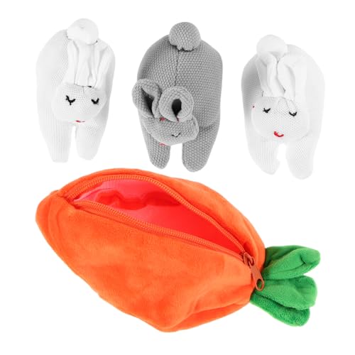 Kisangel Süße Geldbörse Mit Osterhasen- Plüsch-geldbörse Für Damen Und Mädchen Geldbörse Mit Reißverschluss von Kisangel