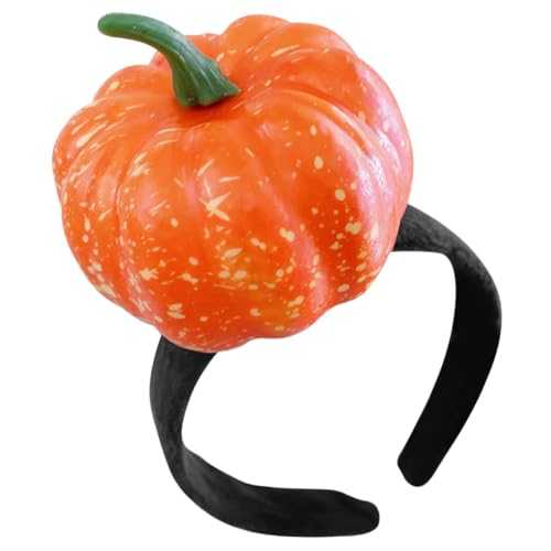 Kisangel Kürbis Haarreif für Halloween Lustiger Kopfschmuck für Partys Vielseitig Einsetzbar als Foto Requisite Leicht und Angenehm zu Tragen für Cosplay und Feiern von Kisangel