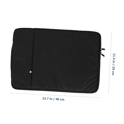 Kisangel Laptop Sleeve mit Handlichem Griff Stoßfestes Wasserabweisendes Oxford material Kompatibel für Notebooks bis Leicht und Kratzschützend Praktische Tragetasche für Unterwegs von Kisangel
