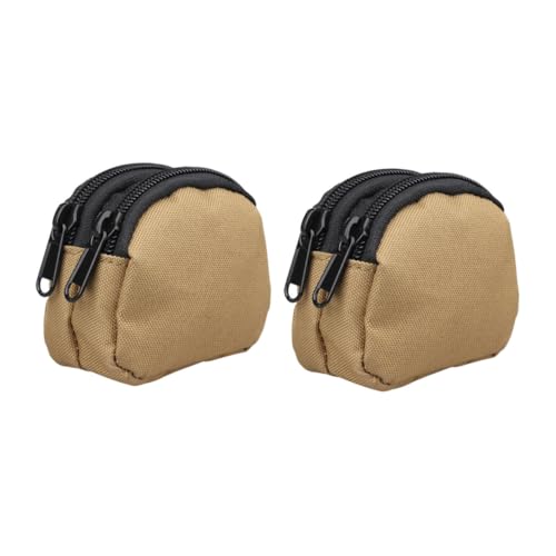 Kisangel Münztasche Mit Reißverschluss Mini Geldbeutel Schlüsseletui Organizer Für Karten Münzen Schlüssel Kopfhörer Kompakt Und Tragbar von Kisangel