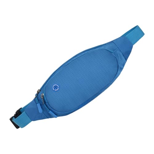 Kisangel Multifunktionale Outdoor Sport Hüfttasche für Damen und Herren Leichte Strapazierfähige Bauchtasche mit Verstellbarem Gurt für Laufen Wandern Reisen und Alltag in Himmelblau von Kisangel