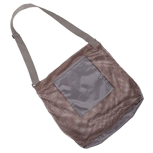 Kisangel Netztasche personalisierte Tasche Futter-Umhängetasche Umhängetasche Mesh Schultertasche Futtertasche groß Outdoor-Umhängetasche Multifunktion Obstbeutel Aufbewahrungstasche von Kisangel