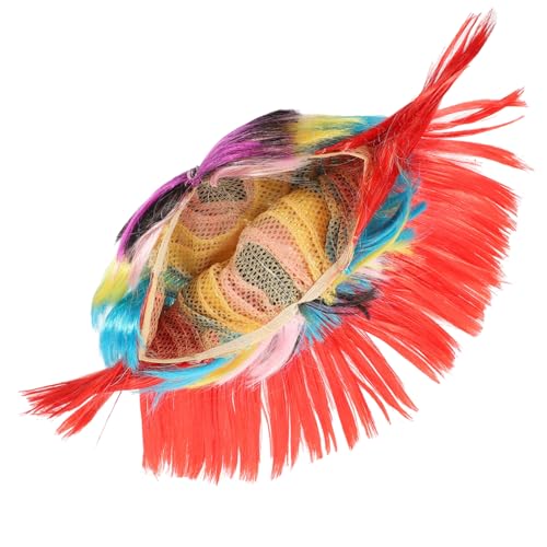 Kisangel Bunte Perücken Partyperücken Aus Kunsthaar Bezaubernde Cosplay-perücken Als Kopfschmuck Für Kostüm Maskerade Urlaub von Kisangel