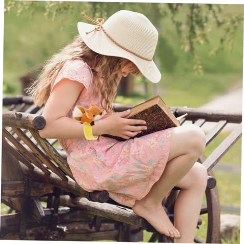 Kisangel Plüsch Slap Armband Brauner Eichhörnchen Slap Band mit Weichem PP Baumwollbezug Langlebiges Kuscheltier für Kindergartenparty Geburtstagsgeschenk Halloween und Alltag von Kisangel