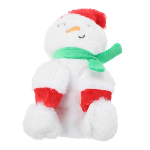 Kisangel Plüsch Slap Armband Weihnachten Weihnachtsmann Schneemann Weiches Party Armband Süßer Snap Wristband für Weihnachtsfeier Erwachsene von Kisangel