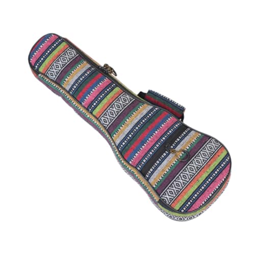 Kisangel Ukulele Tasche mit Dicker Polsterung Gepolsterte Schultertasche für Konzert Ukulele Tragbare Kratzfeste Aufbewahrungstasche Leichtes Langlebiges Material Universeller Schultergurt von Kisangel