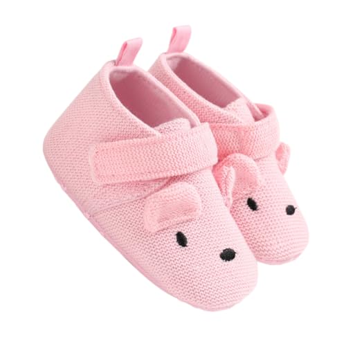Kisangel Weiche rutschfeste für Herbst Leichte Warme Lauflernschuhe mit Flexiblem Schmutzabweisendem Sohlenmaterial Geeignet für Jungen und Mädchen Indoor kleinkinderschuhe von Kisangel