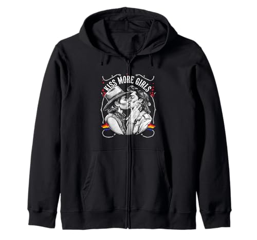 Kiss More Girls Lesben Cowgirls Kissing LGBT Pride Adult Kapuzenjacke Kiss More Girls Lesben Cowgirls Kissing LGBT Pride Adult Kapuzenjacke von Kiss More Girls Lesbians Cowgirls Kissing