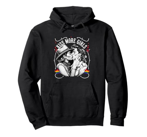 Kiss More Girls Lesben Cowgirls Kissing LGBT Pride Adult Pullover Hoodie Kiss More Girls Lesben Cowgirls Kissing LGBT Pride Adult Pullover Hoodie von Kiss More Girls Lesbians Cowgirls Kissing