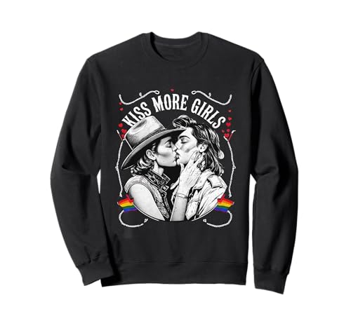 Kiss More Girls Lesben Cowgirls Kissing LGBT Pride Adult Sweatshirt Kiss More Girls Lesben Cowgirls Kissing LGBT Pride Adult Sweatshirt von Kiss More Girls Lesbians Cowgirls Kissing