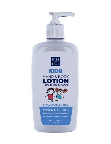 Kiss My Face Kids Fragrance-Free Hand & Body Lotion - Hydrate And Soothe Skin - Vegan & Cruelty-Free - Easy To Use Hand Lotion Pump - Suitable For Sensitive Skin - 9 fl oz Bottle Kiss My Face Kids Fragrance-Free Hand & Body Lotion - Hydrate And Soothe Skin - Vegan & Cruelty-Free - Easy To Use Hand Lotion Pump - Suitable For Sensitive Skin - 9 fl oz Bottle von Kiss My Face